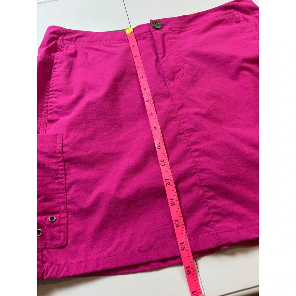 Title Nine Clamber Skort Women Size 6 Pink Hiking Athletic Cargo
